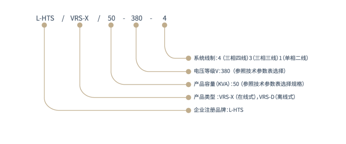 (DVR)L-HTS/VRS产品型号命名规则