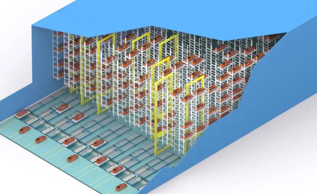 國(guó)內(nèi)首個(gè)全自動(dòng)商品汽車立體倉(cāng)庫(kù)即將投用