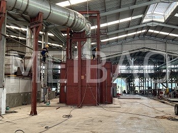 建设中高洁净热风炉