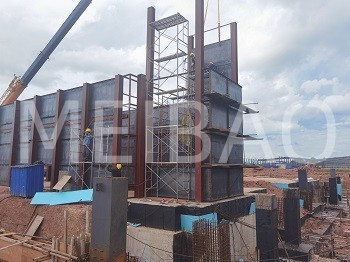 建设中高洁净热风炉