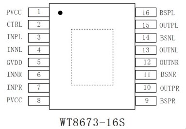 WT8673立体声功放IC