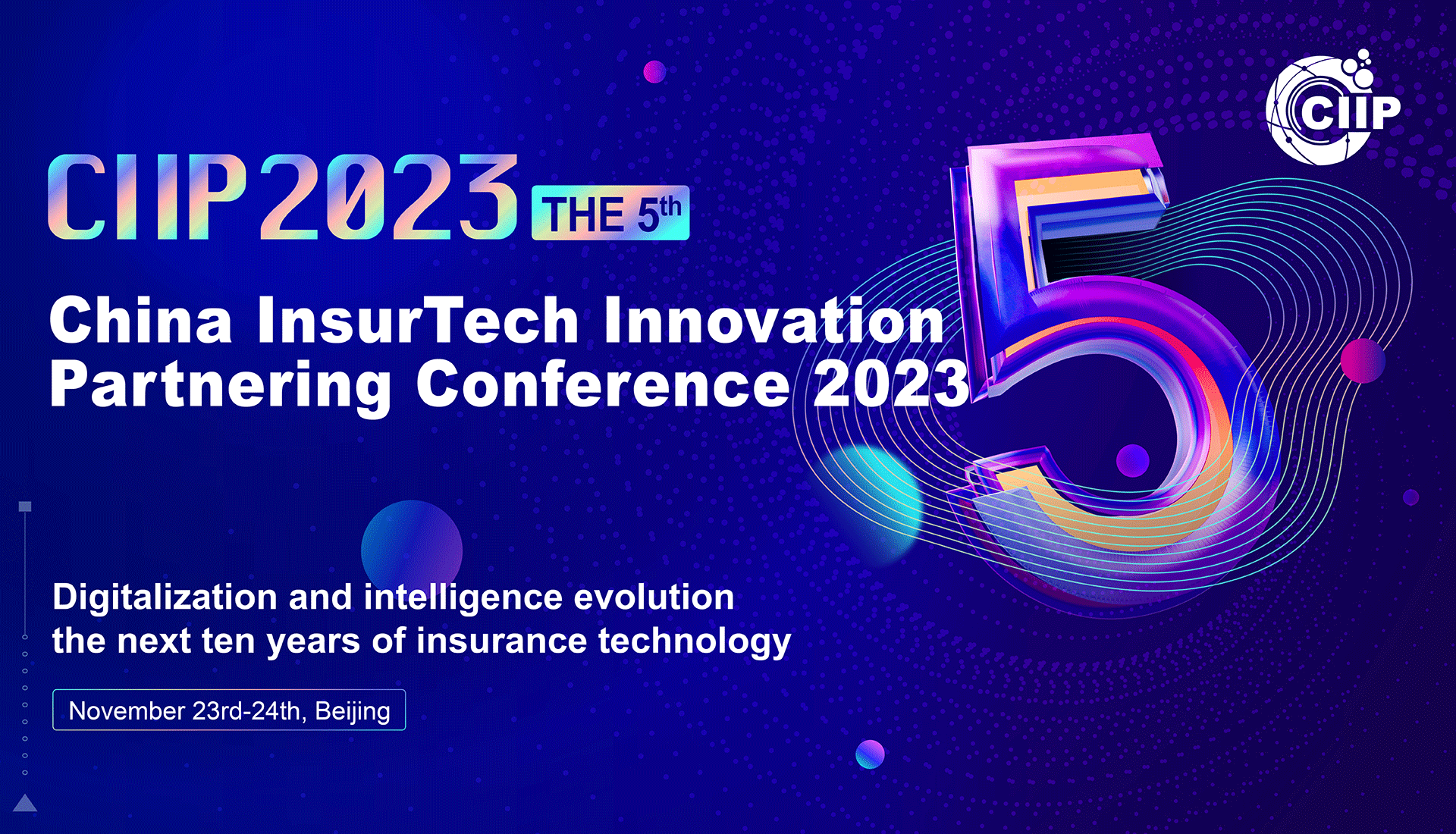 the CIIP 2023-China Insurtech Innovation Partnering Conference