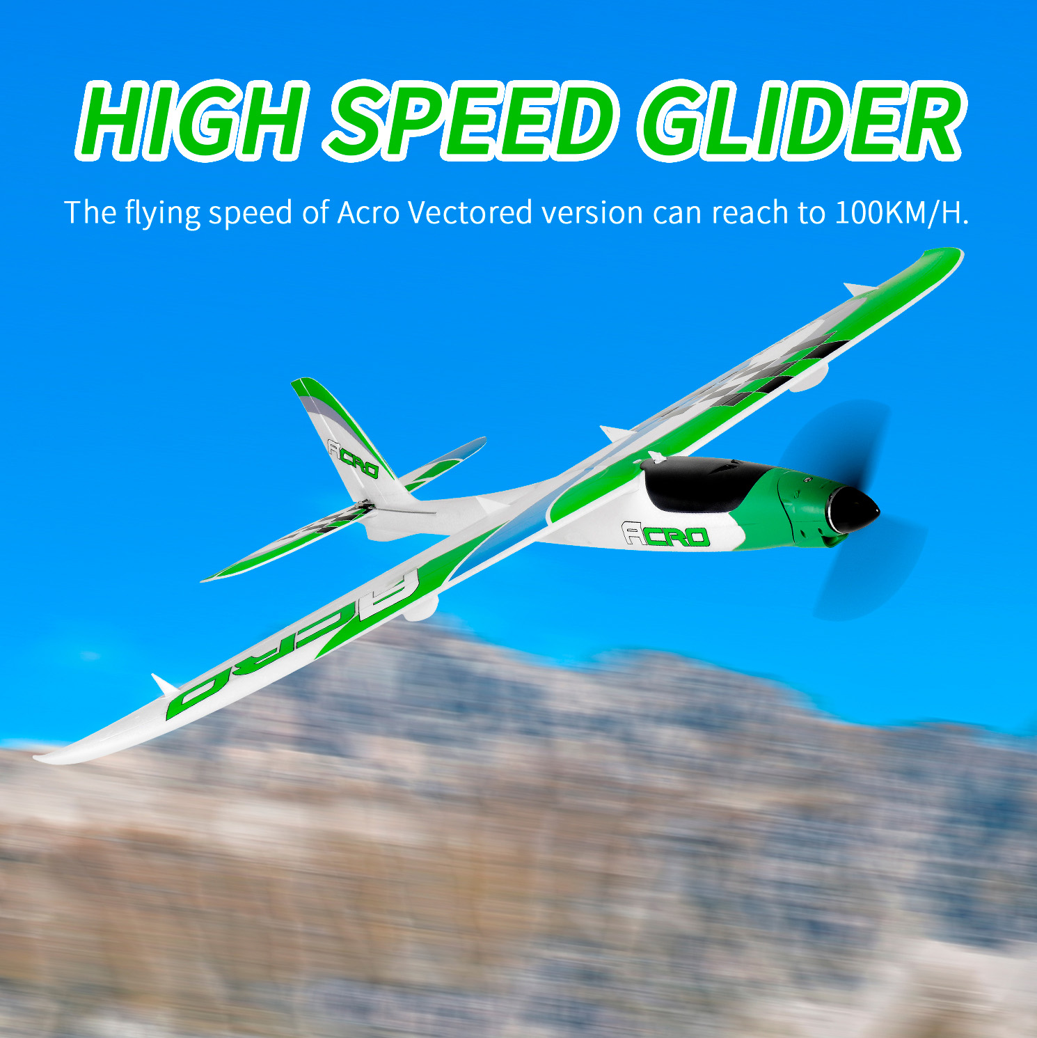 TOP RC HOBBY 1100mm ACRO vectored
