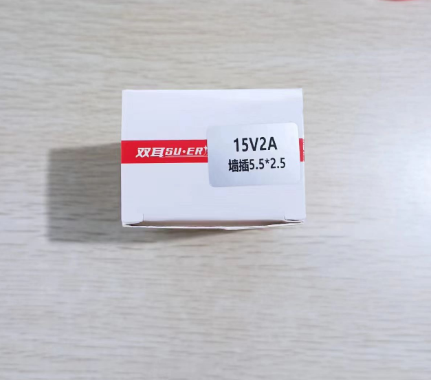 双耳15V2A 墙插5.5*2.5口电源适配器