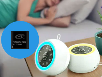 唯创知音WT2605C-A001：白噪音音乐睡眠仪的新伙伴，无缝循环播放MP3语音芯片的革新者