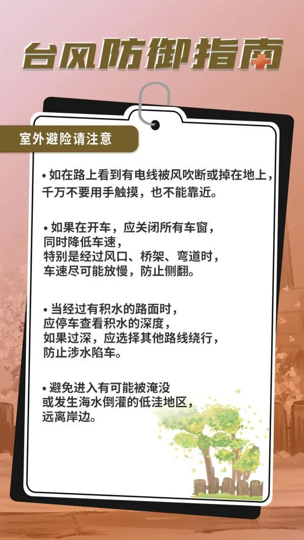 面对台风，我们能做些什么呢？