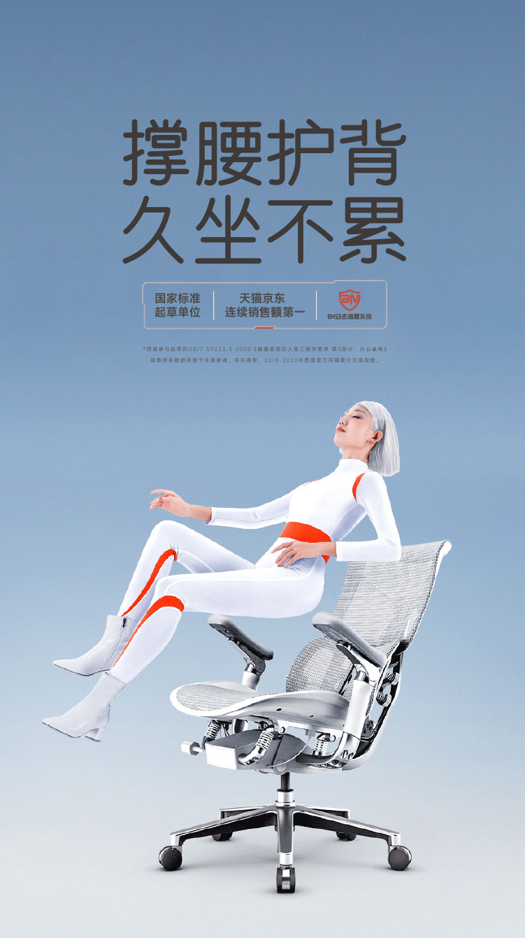 西昊官网-西昊人体工学椅-撑腰护背久坐不累-人体工学椅电脑椅办公椅