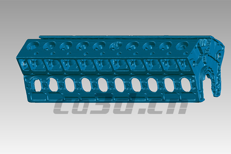 3D scanning of diesel engine