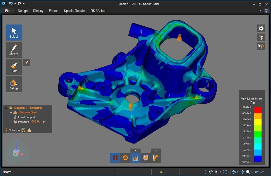 ANSYS Discovery Live 即時仿真