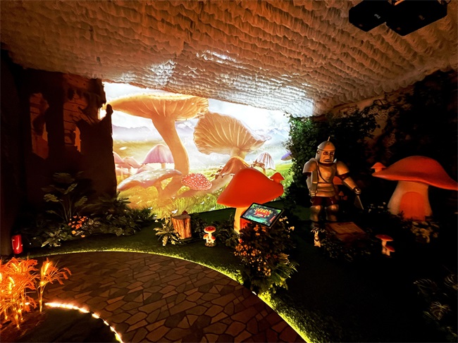 Krinda provides projection equipment for the immersive interactive theater 