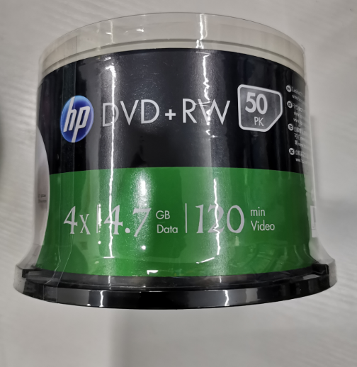 惠普4.7G-可擦写DVD 光盘50片装