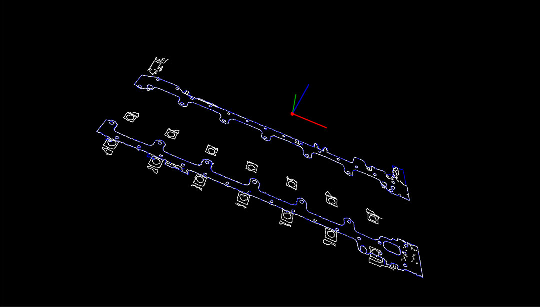 3D vision guide engine top cover unstacking grab