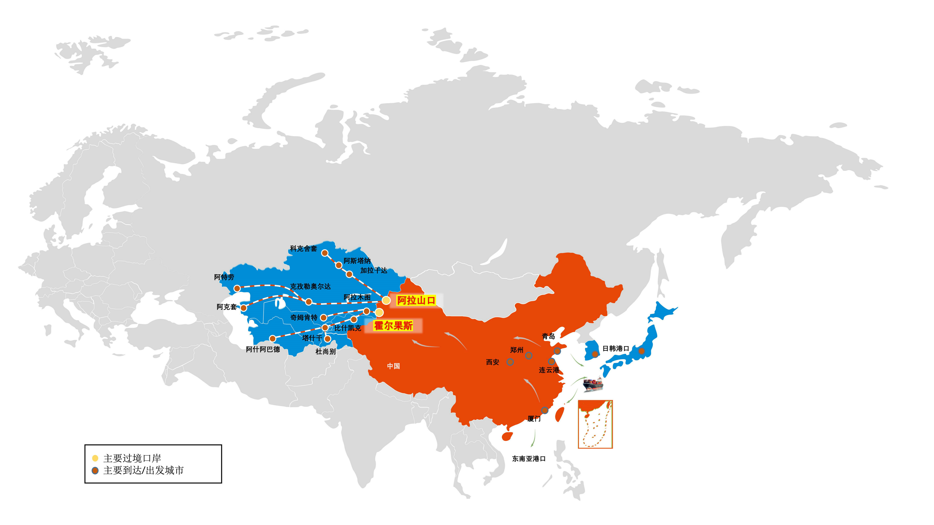 中国-中亚铁路运输
