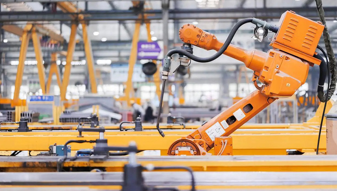 3D vision guides industrial robots to load and unload materials, helping the automobile manufacturin