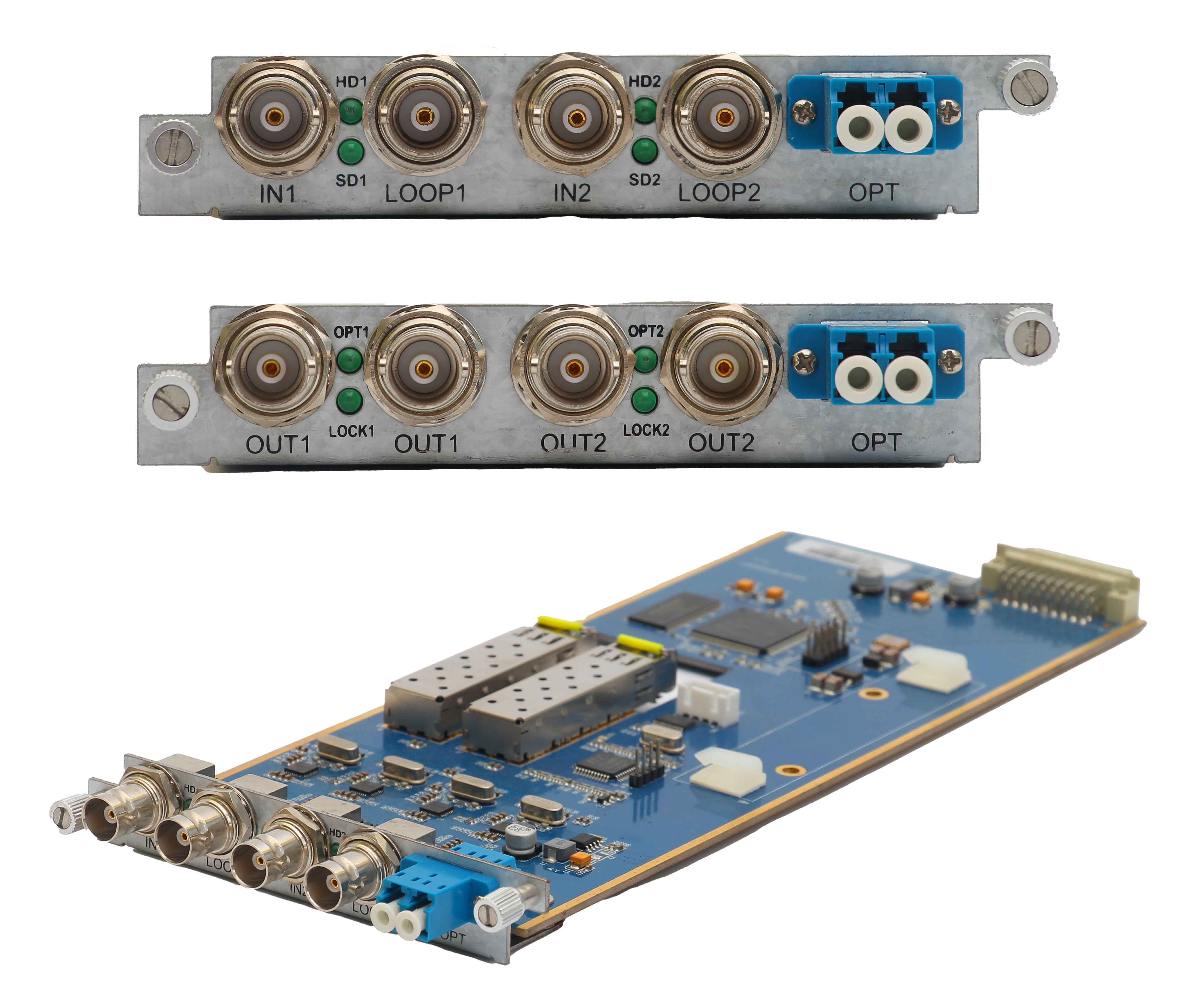 Modular Type SDI to Fiber Converter