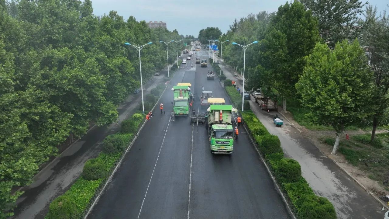 陵城路泰公司承建的兩項大中修工程完工