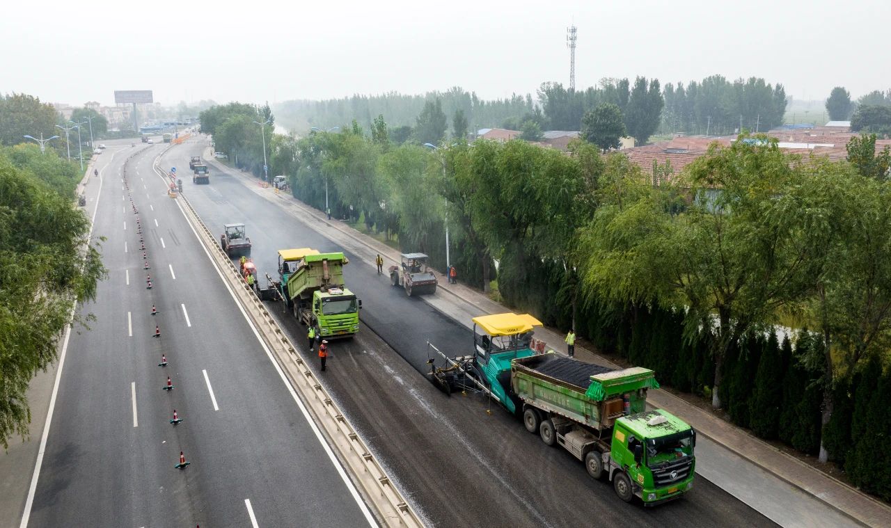 陵城路泰公司承建的兩項(xiàng)大中修工程完工