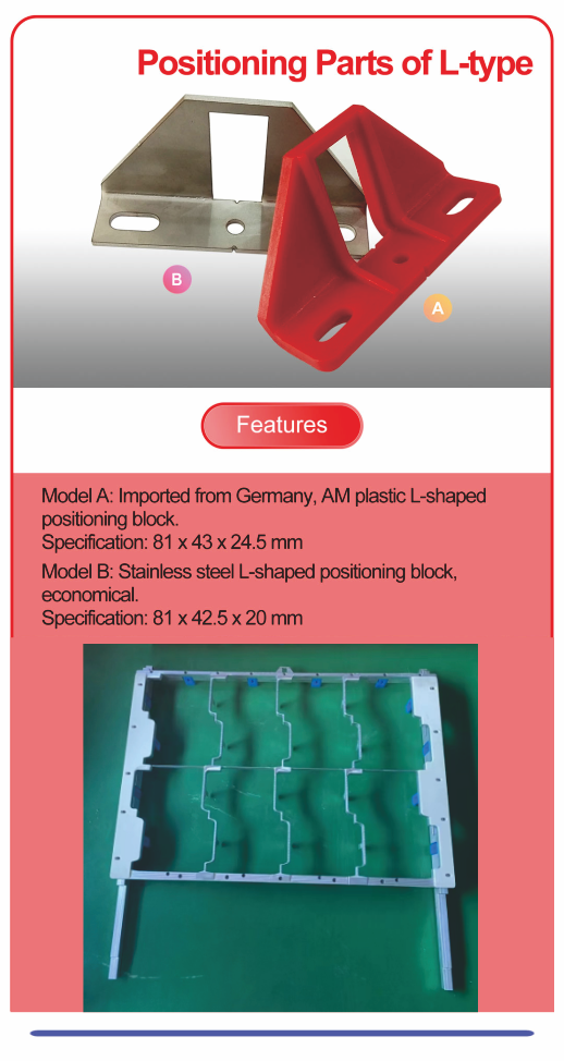 Positioning Parts of L-type