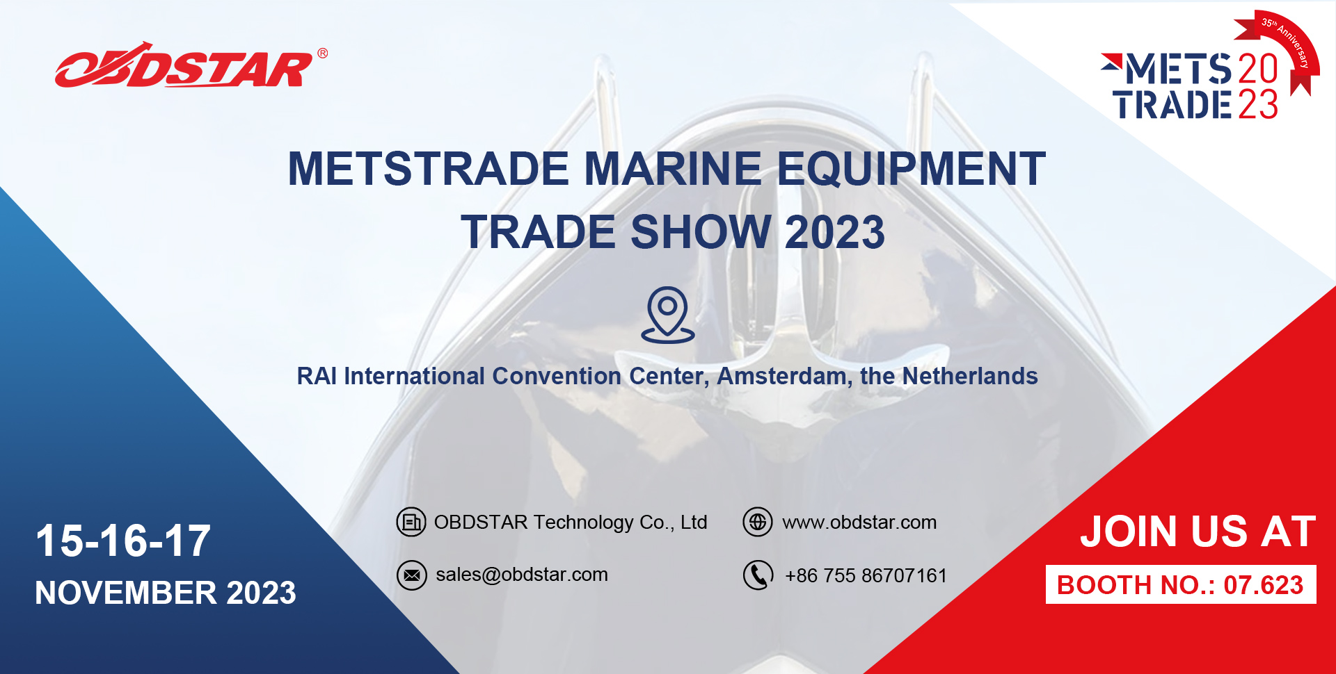 Invitation for METSTRADE 2023