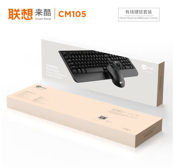 联想来酷CM105有线键盘