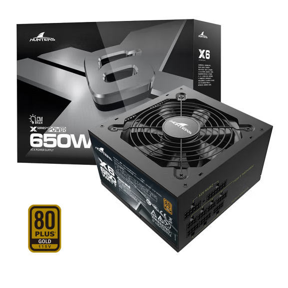 长城 额定650W X6金牌全模电脑电源