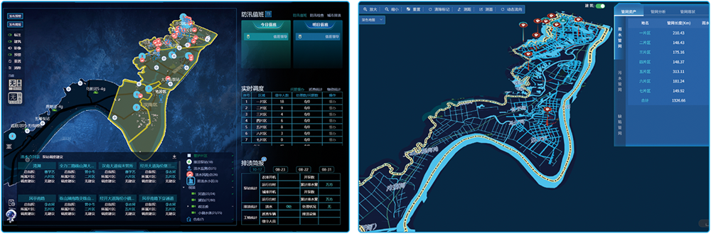 城市内涝监测及智慧管控调度系统