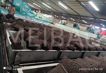 橡胶烘干生物质热风炉投入运行