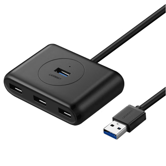 绿联35021 USB3.0 转4xUSB3.0+USB-C供电集线器