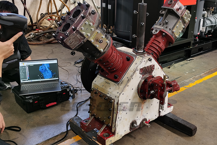 3D scanning of compressor components