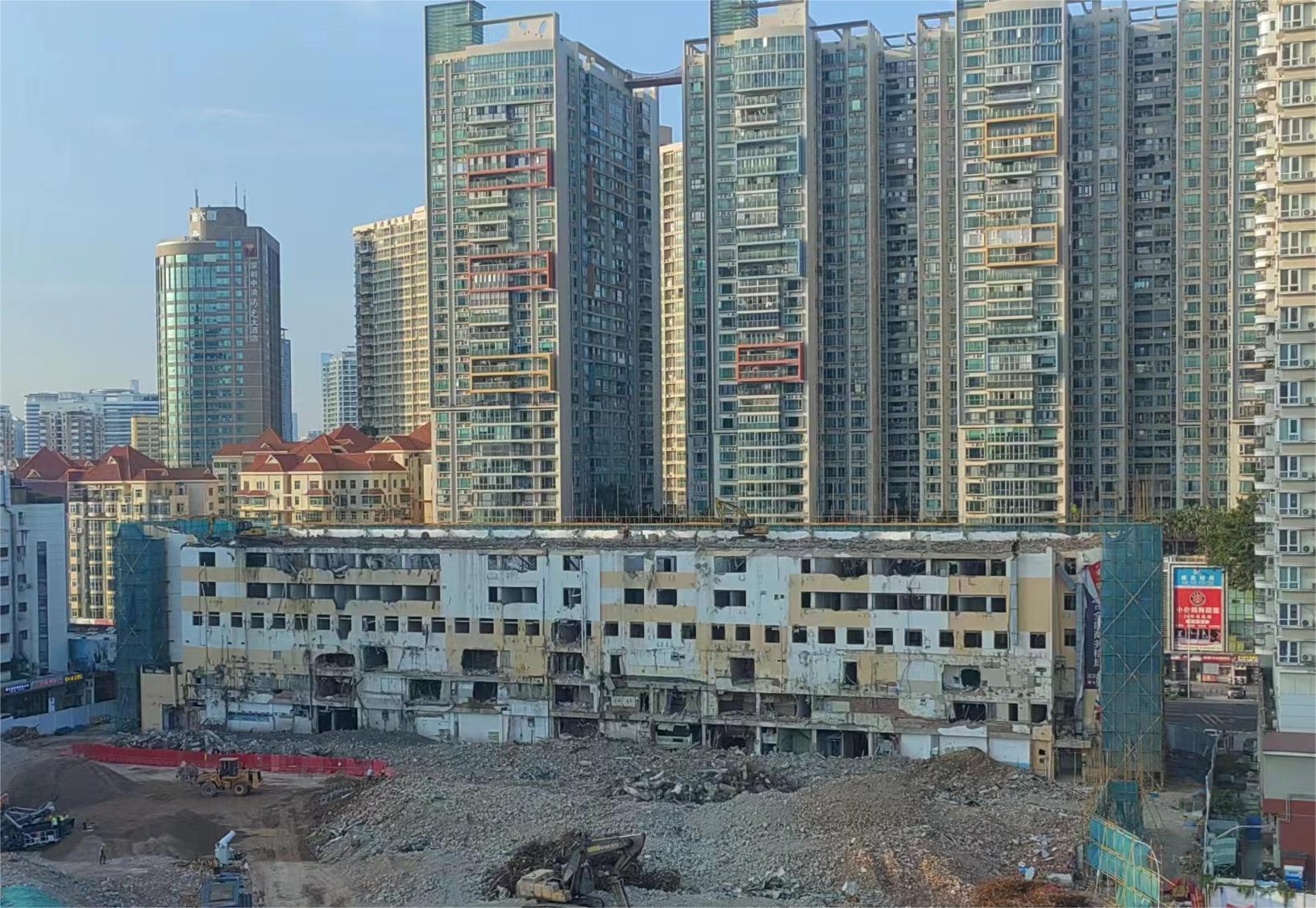 中兴工业城改造建筑物拆除工程