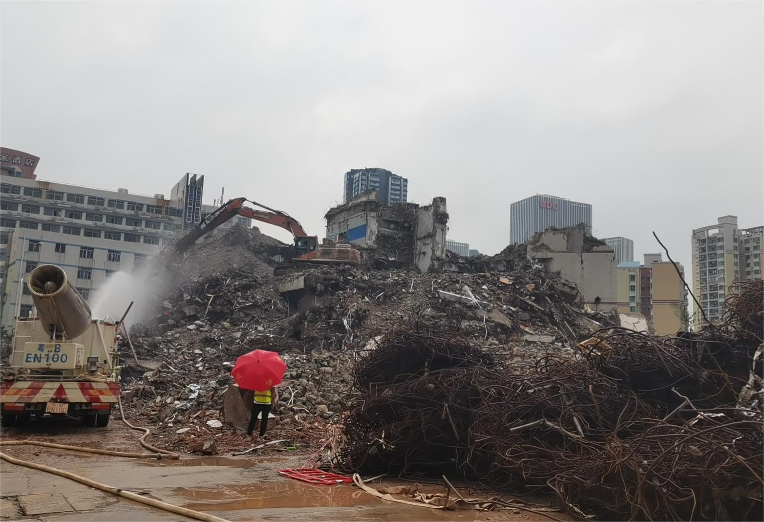 中兴工业城改造建筑物拆除工程