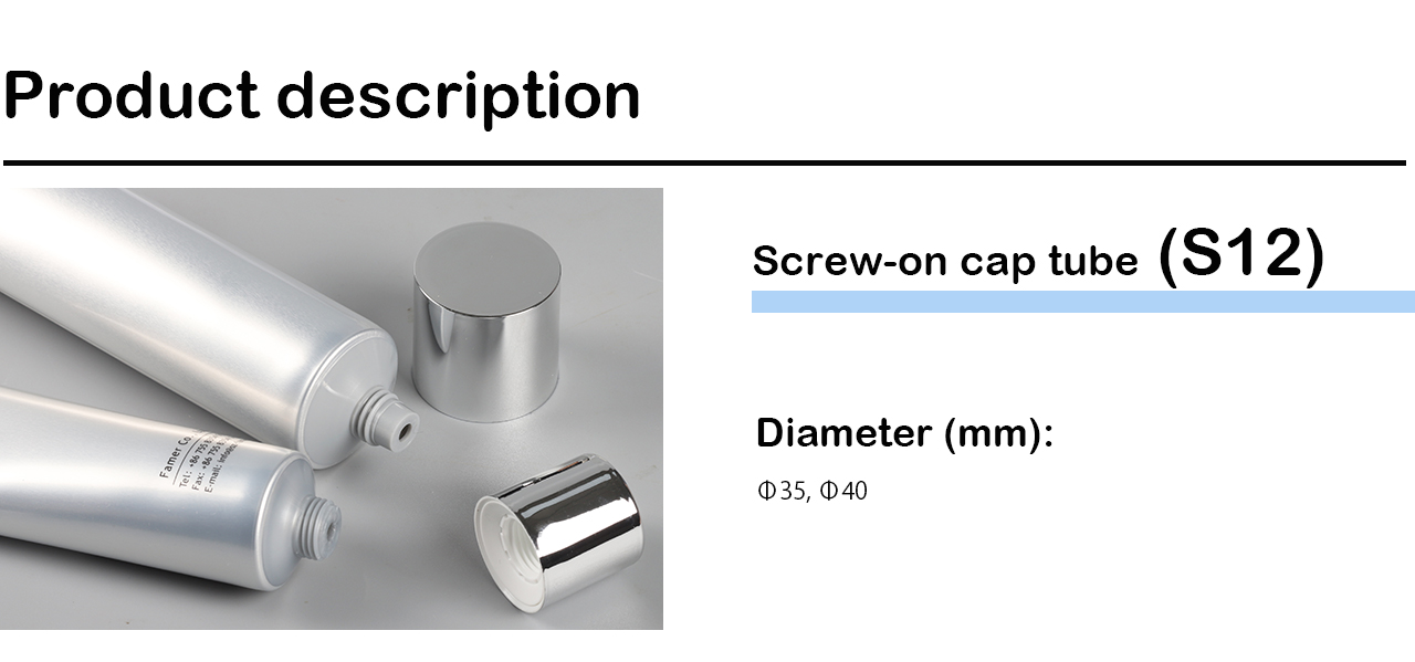 Screw-on cap tube S12