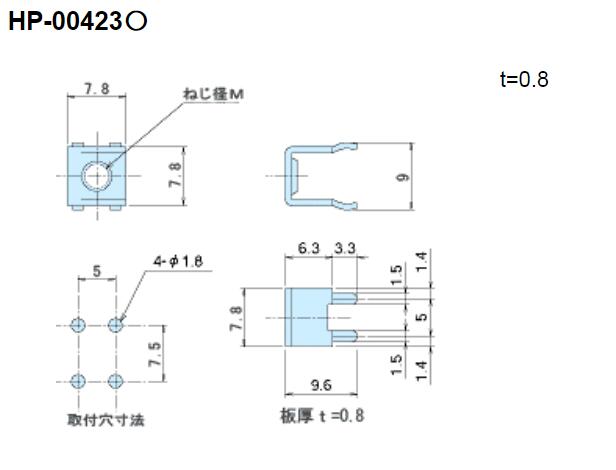 HIROSUGI广杉计器螺丝端子HP-02423G