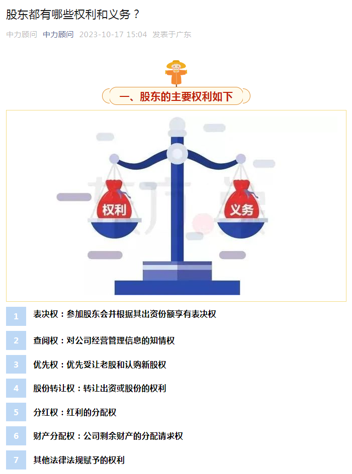 股东都有哪些权利和义务？