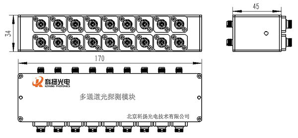 多通道PIN光探测模块