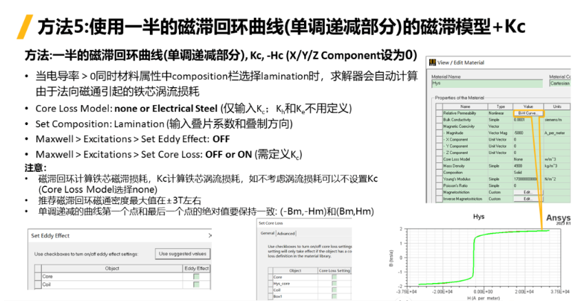 Ansys Maxwell中鐵芯損耗計(jì)算方法總結(jié)-Part3