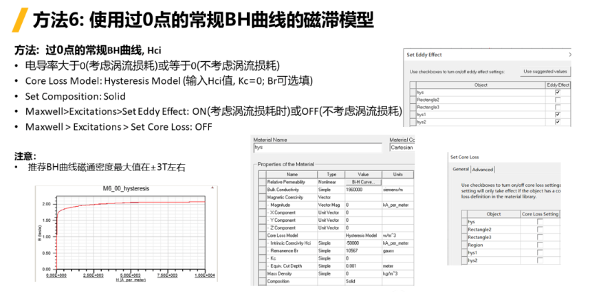 Ansys Maxwell中鐵芯損耗計(jì)算方法總結(jié)-Part3