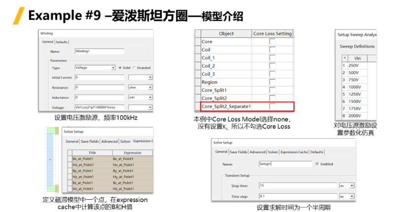 Ansys Maxwell中鐵芯損耗計(jì)算方法總結(jié)-Part3