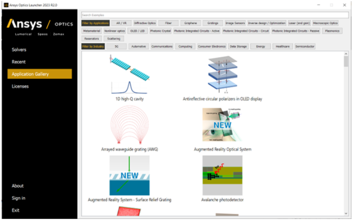 Ansys Optics Launcher 提升客戶體驗