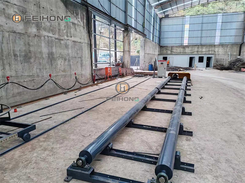飞宏1套智能钢筋笼绕筋机设备助力国内施工项目建设