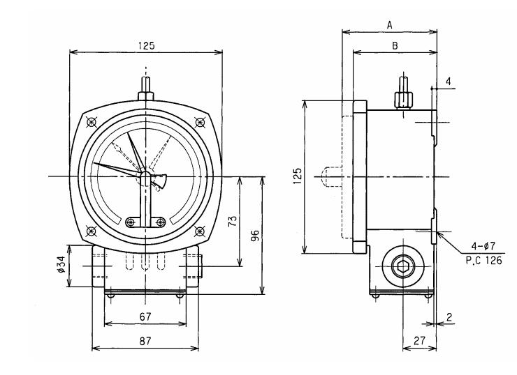 HYODA兵田计器工业MT4B-3(Φ100)充液压力温度计