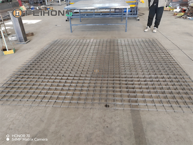 飞宏1套数控钢筋钢筋焊网机设备助力国际施工项目建设