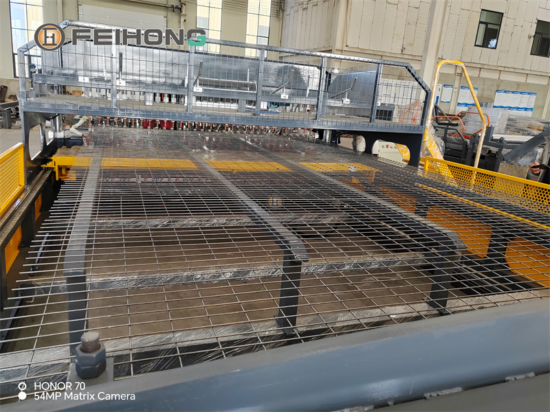飞宏1套数控钢筋钢筋焊网机设备助力国际施工项目建设
