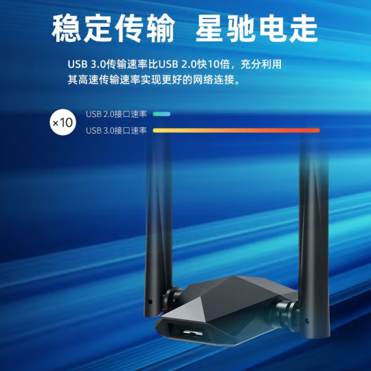 腾达U18a免驱版 1800M千兆WiFi6双频无线网卡 