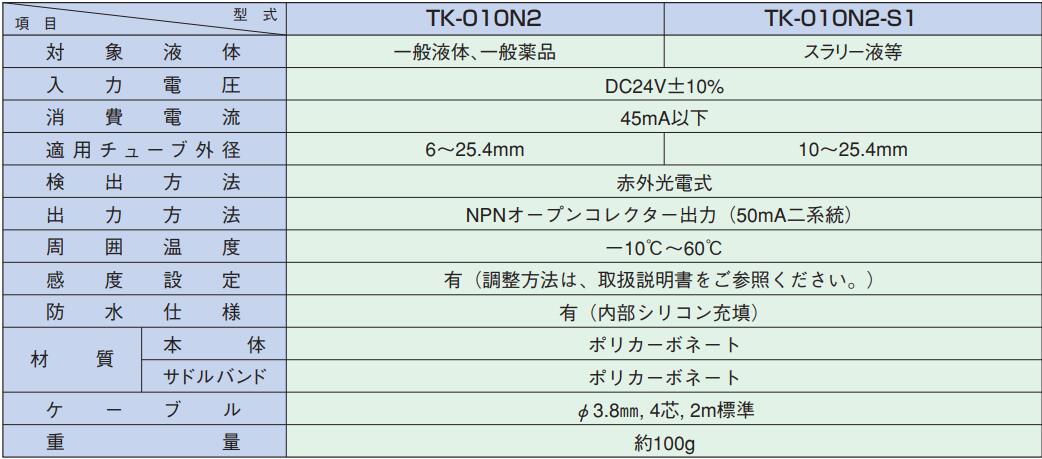 TOYOKOKAGAKU东横化学TK010N2液体检测传感器