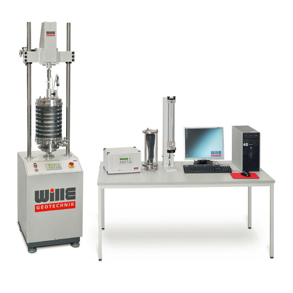 Combined Electromechanical-Servo Pneumaticcyclic Triaxial Testing System