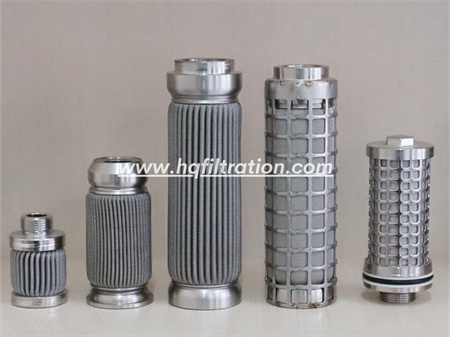 CF-20N-2-E-V-0 HQfiltration replaces Hydac all stainless steel sintered filter element
