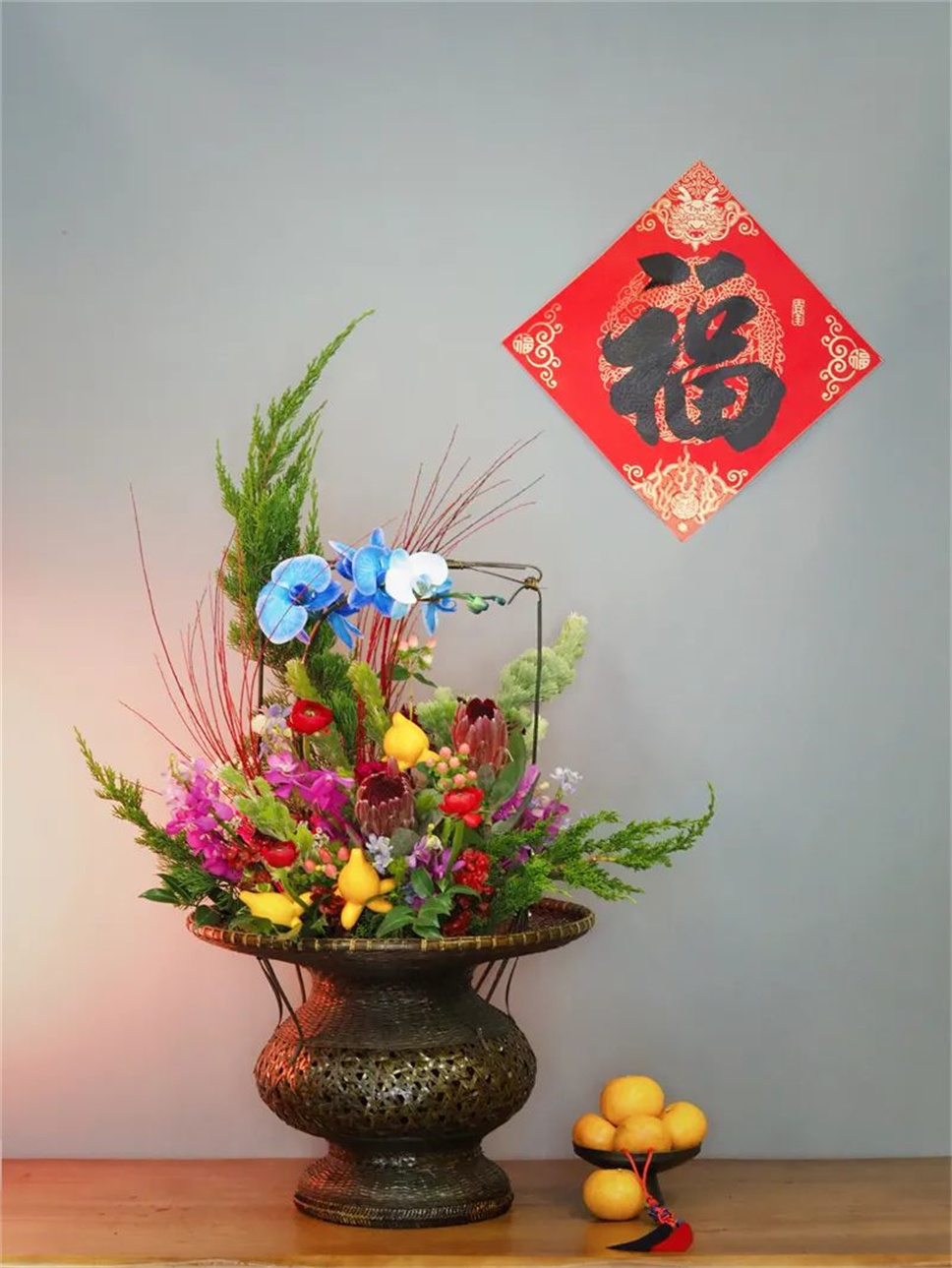 新春插花大薈萃，個(gè)個(gè)吉祥又好看，祈福招祥迎新年