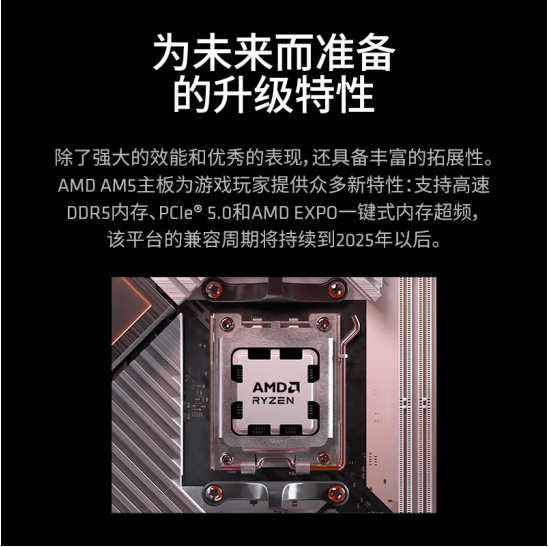 AMD锐龙R7-7800X3D盒包CPU