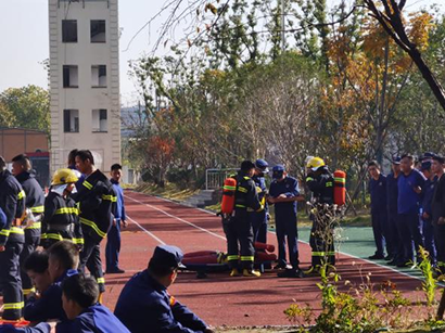 浙江盛安微消站队员 在业务技能比武中取得优异成绩 浙江盛安微消站队员 在业务技能比武中取得优异成绩